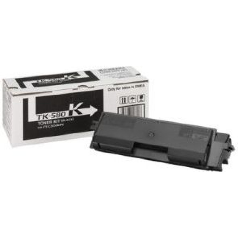 Kyocera Toner Kyocera TK-580 Black Oryginał  (1T02KT0NL0)