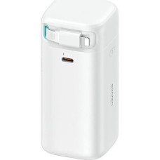 Usams Powerbank Usams USAMS Powerbank ze zwijanym kablem Retractable Lightning 18000 mAh PD45W Fast Charge XMF Series biały/white 20KCD21702 (US-CD217)