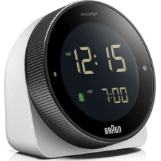 Braun Radiobudzik Braun Braun BC 24 W DCF Radio alarm clock white