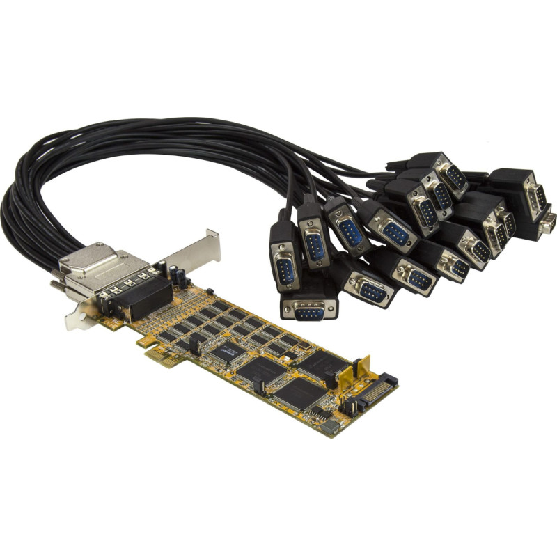 Startech Kontroler StarTech PCIe x1 - 16x RS-232 DB9 (PEX16S550LP)