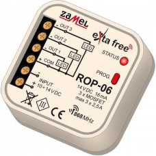 Zamel Radiowy odbiornik dopuszkowy 3-kanałowy - ROP-06