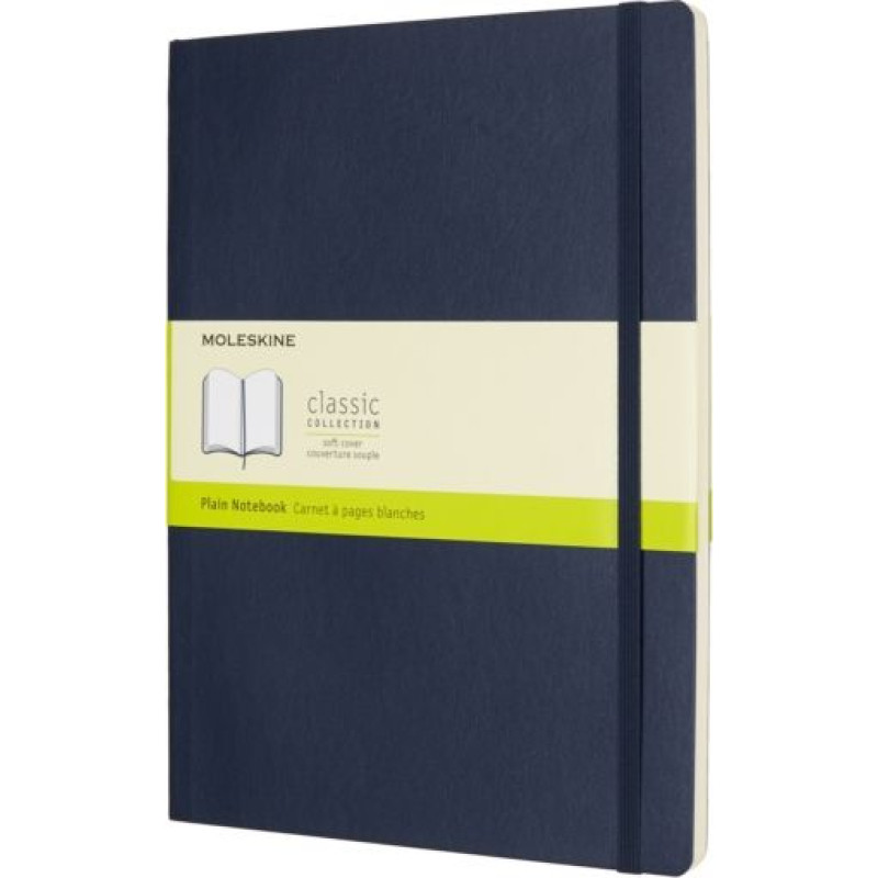 Moleskine Moleskine Sapphire Blue Extra Large Plain Notebook Soft