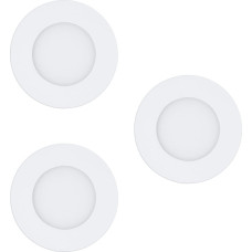 Eglo EGLO Fueva-Z, Recessed lighting spot, 3 bulb(s), LED, 6500 K, 390 lm, White