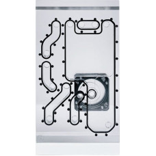 Stealkey Customs Stealkey Customs Lian Li O11D Mini Front MK2 D5  Distroplate - Acryl - weiß