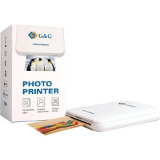 G&G Drukarka fotograficzna G&G Mobilna drukarka fotograficzna G&G, GG-PP023