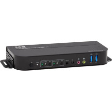 Eaton Przełącznik Eaton Eaton Tripp Lite series HDMI KVM, 2-Port 4K 60Hz 4:4:4, HDR, HDCP 2.2 Support, IR Remote and USB Cables - KVM-/Audio-/USB-Switch - 2 x KVM/Audio/USB - 1 lokaler Benutzer - Desktop