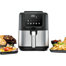 Rommelsbacher Frytkownica beztłuszczowa Rommelsbacher Rommelsbacher hot air fryer FRH 1500 XL (black/stainless steel, 1,500 watts)