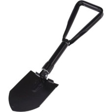 Bigbuy Outdoor Foldable Shovel Black Metal