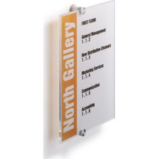 Durable TABLICZKA INFORMACYJNA 210 X 297 MM DURABLE CRYSTAL SIGN