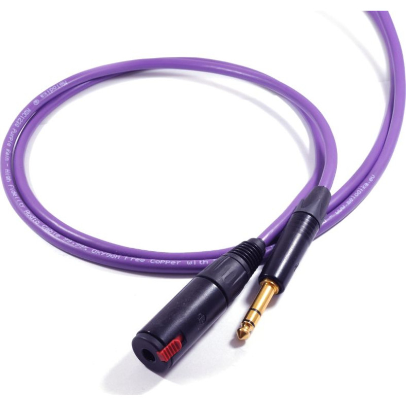 Melodika Kabel Melodika Jack 6.3mm  - Jack 6.3mm 15m fioletowy