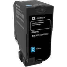 Lexmark Toner Lexmark 74C20C0 Cyan Oryginał  (ETLEX74C20C0000)