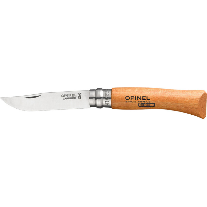 Opinel Pocketknife Opinel nº7 Carbon steel beech wood 8 cm