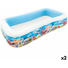 Intex Inflatable Paddling Pool for Children Intex Tropical 1020 L 305 x 56 x 183 cm (2 Units)