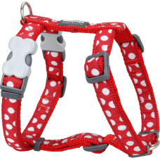 Red Dingo Dog Harness Red Dingo Style White Spots 46-76 cm