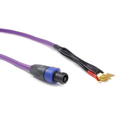 Melodika Kabel Melodika Widły - Speakon 2m fioletowy