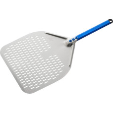 Gi.metal Gi.Metal Azzurra Rectangular Perforated Pizza Peel 30x30 cm Handle 30 cm