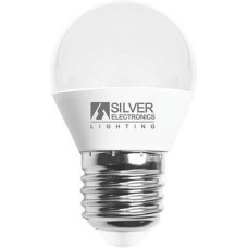 Silver Electronics Spherical LED Light Bulb Silver Electronics 960727 E27 7W