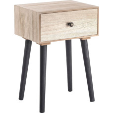 Vinthera Nightstand Vinthera Moa Steel Natural 35 x 26 x 50 cm