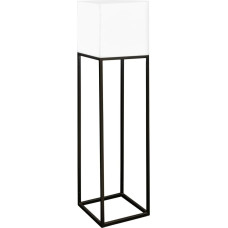 Bigbuy Home Floor Lamp Block White Grey Polyethylene Steel 38 x 38 x 155 cm