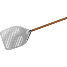 Gi.metal Gi.Metal Woodtech Rectangular Perforated Pizza Peel 36x36 cm Handle 30 cm