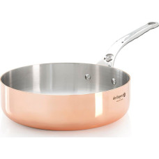 De Buyer Patelnia De Buyer De Buyer Prima Matera Sauté Pan Copper/steel 16cm straight ind.