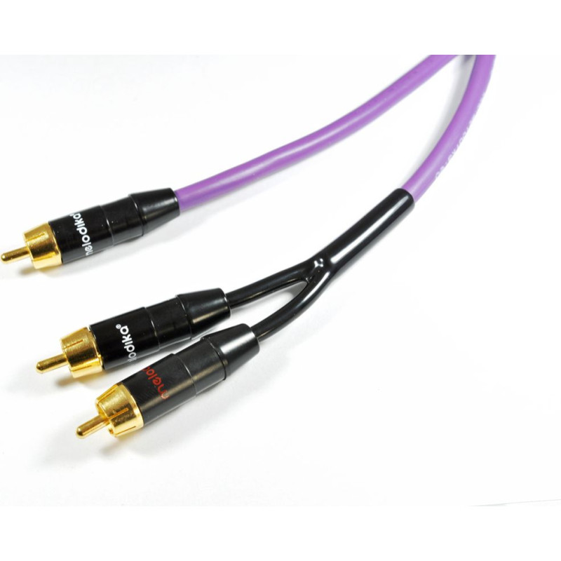 Melodika Kabel Melodika RCA (Cinch) - RCA (Cinch) x2 4m fioletowy