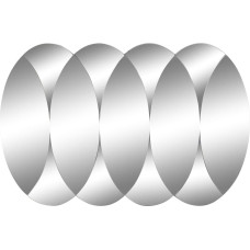 Dkd Home Decor Wall mirror DKD Home Decor Black Modern Circles 120 x 2 x 80 cm
