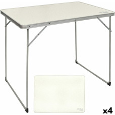 Aktive Folding Table Aktive White 80 x 70 x 60 cm (4 Units)