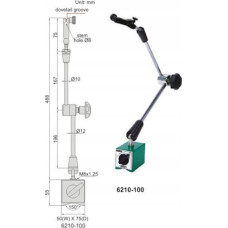 Insize PODSTAWA MAGNET L=500