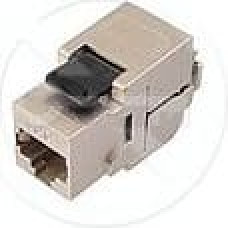 Solarix 10G keystone CAT6A STP RJ45 czarny samogwintująca (SXKJ-10G-STP-BK-SA)