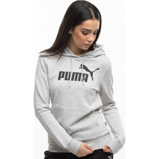 Puma Bluza damska Puma ESS Logo Hoodie TR szara 586791 04 L