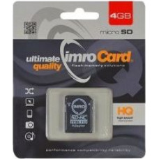 Imro Karta pamięci microSD 4GB Imro + adp 10C