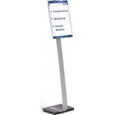 Durable 481323, Information stand, A3, Acrylic, Silver, Horizontal/Vertical