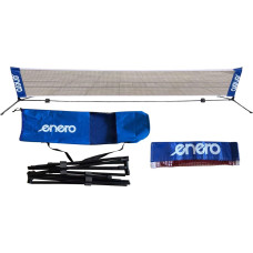 Enero Komplekts ar Enero 310x76cm stabiņiem tenisam, tīkla kājām