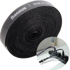 Baseus Baseus Rainbow Circle hook and loop Straps - Velcro tape Velcro cable organizer 3m black (ACMGT-F01)