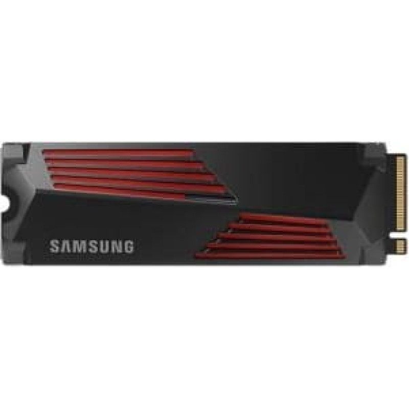 Samsung SSD||990 PRO with Heatsink|2TB|M.2|PCIE|NVMe|MLC|Write speed 6900 MBytes/sec|Read speed 7450 MBytes/sec|2.3mm|TBW 1200 TB|MTBF 1500000 hours|MZ-V9P2T0GW