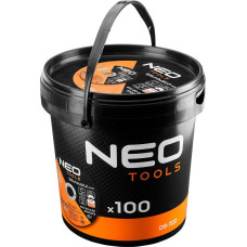 NEO Tarcze tnące do metalu/INOX 125 x 1.0 x 22,2mm, 41 A60-S-BF, 100 szt. wiaderko. Wyprodukowano w PL