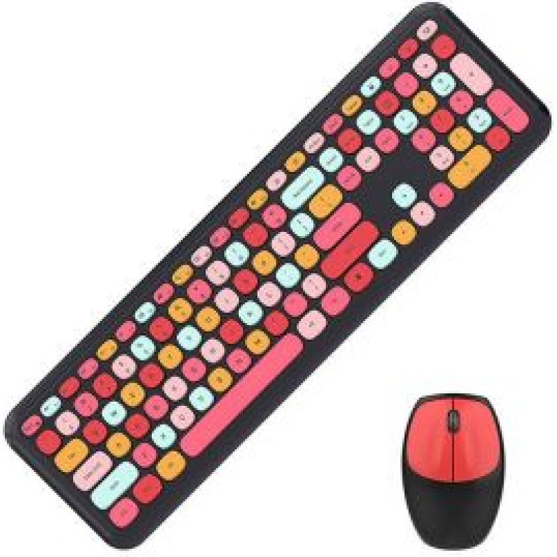 Mofii Wireless keyboard + mouse set MOFII 666 2.4G (Black&Red)