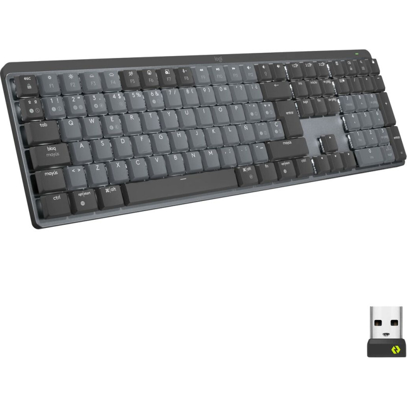 Logitech Wireless Keyboard Logitech 920-010757 Black English EEUU Grey QWERTY