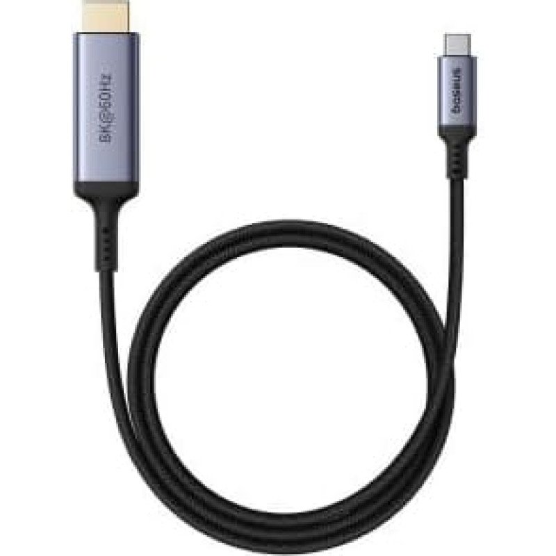 Baseus Baseus BS-OH064 8K 60Hz USB-C - HDMI cable 1.5m - black