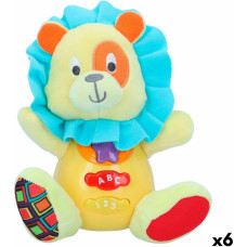 Winfun Soft toy with sounds Winfun Lion 15 x 15 x 9 cm (6 Units)