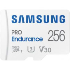 Samsung PRO Endurance MB-MJ256KA/EU 256 GB, MicroSD Memory Card, Flash memory class U3, V30, Class 10, SD adapter