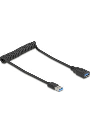 Delock 90367 kabel USB 0,6 m USB A Czarny