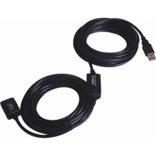 Premiumcord Kabel USB PremiumCord USB-A - USB-A 25 m Czarny (ku2rep25)