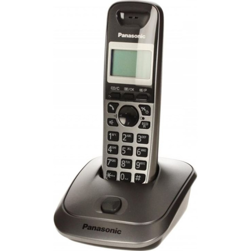 Panasonic Telefon stacjonarny Panasonic KX-TG2511PDM Czarno-srebrny