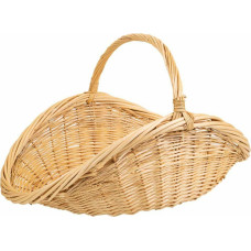 Alexandra House Living Log basket Alexandra House Living wicker Willow wood 46 x 42 x 65 cm