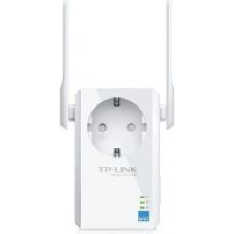 Tp-Link Extender with AC Passthrough TL-WA860RE 10/100 Mbit/s, Ethernet LAN (RJ-45) ports 1, 802.11n, 2.4GHz, Wi-Fi data rate (max) 300 Mbit/s, Extra socket Yes