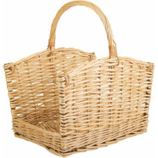 Alexandra House Living Log basket Alexandra House Living wicker Willow wood 36 x 52 x 49 cm