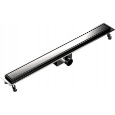 Spiroflex 500 liniowe odwodnienie prysznicowe AQUA STEEL LA z rusztem szlifowanym SZGM (S)