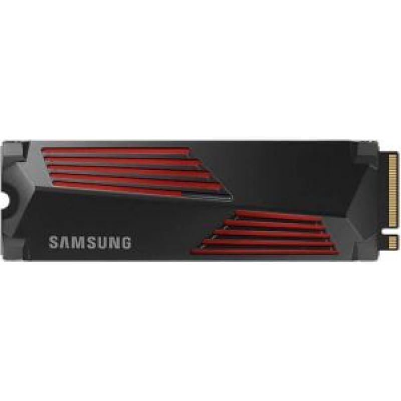 Samsung SSD||990 PRO with Heatsink|2TB|M.2|PCIE|NVMe|MLC|Write speed 6900 MBytes/sec|Read speed 7450 MBytes/sec|2.3mm|TBW 1200 TB|MTBF 1500000 hours|MZ-V9P2T0CW